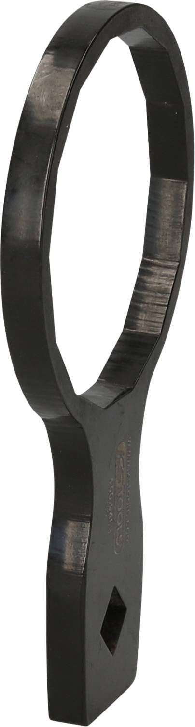 Un utensile a brugola nero con manico più lungo, adatto per allentare o serrare elementi di fissaggio di grandi dimensioni.