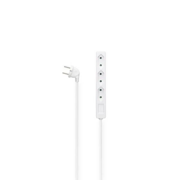Hama 00223020 Multipresa  Bianco Spina Euro 1 pz.