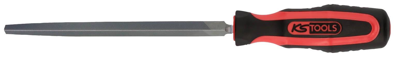 Un impugnatura di stabilizzazione esagonale in plastica, nero-rossa, con il logo del marchio 'KS Tools'.