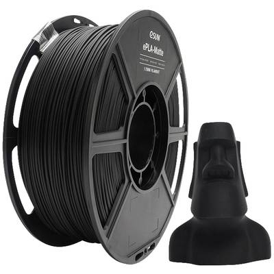 ESUN ePLA-Matte Black Filamento per stampante 3D PLA Opaco 1.75 mm 1 kg  Nero (opaco) 1 kg