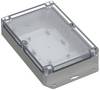 TRU COMPONENTS TC-10860984 Alloggiamento flangia 209.70 x 139.80 x 45.10 Policarbonato Grigio luminescente 1 pz.
