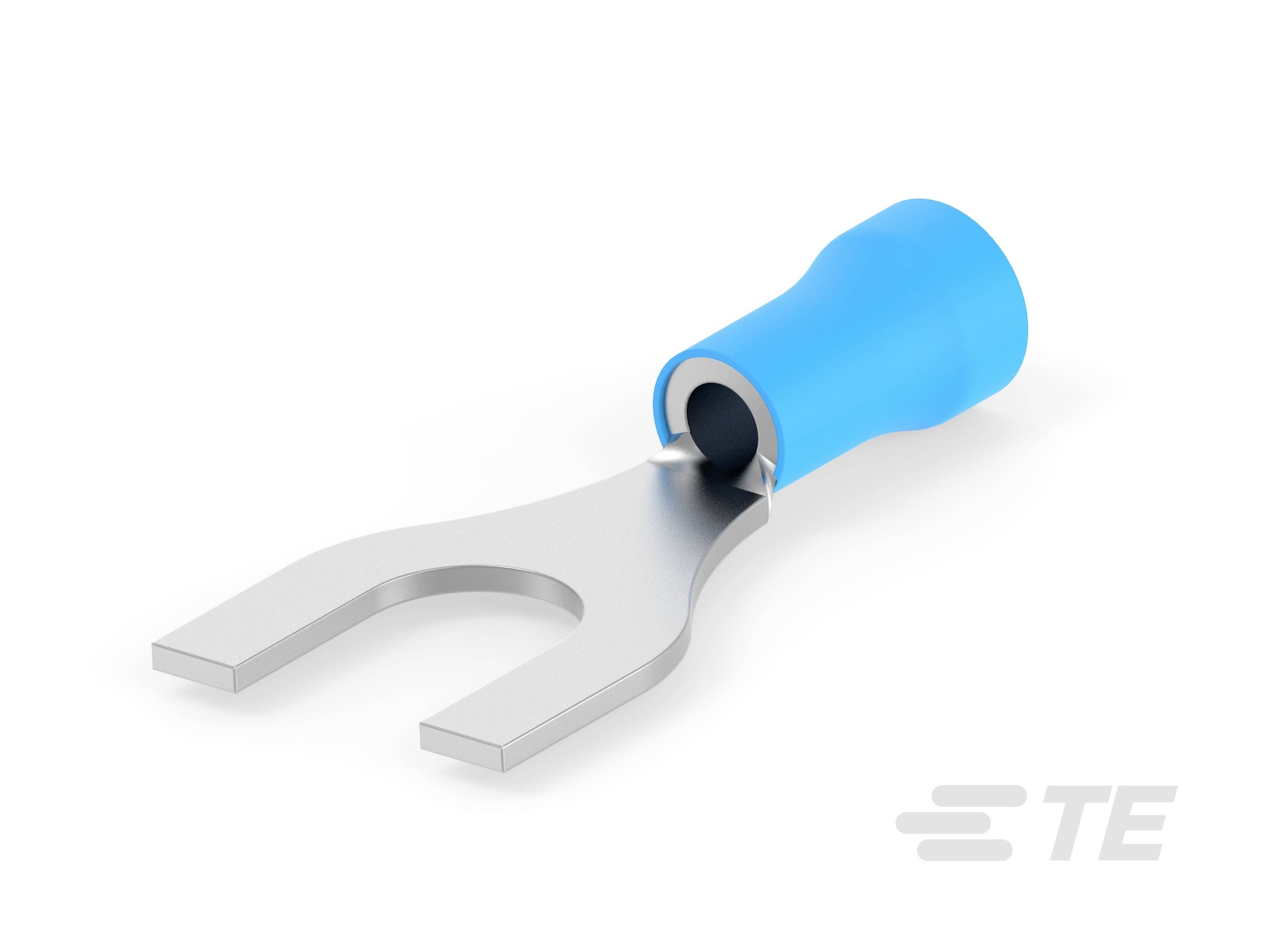 TE Connectivity 130568 Capocorda a forcella 2.62 mm² 1 pz. Scatola