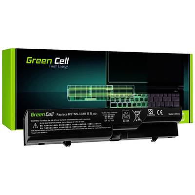 Batteria sostitutiva per laptop Green Cell, compatibile con modelli HSTNN-DB1B, capacità di 4400mAh e 10,8V.