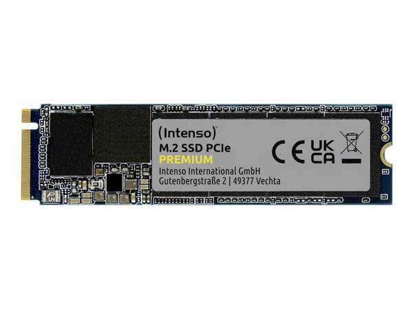 SSD Intenso 250GB, PCIe 3.0, M.2 2280, NVMe, Premium (R) 2100MB/s, (W) 1100MB/s, Retail