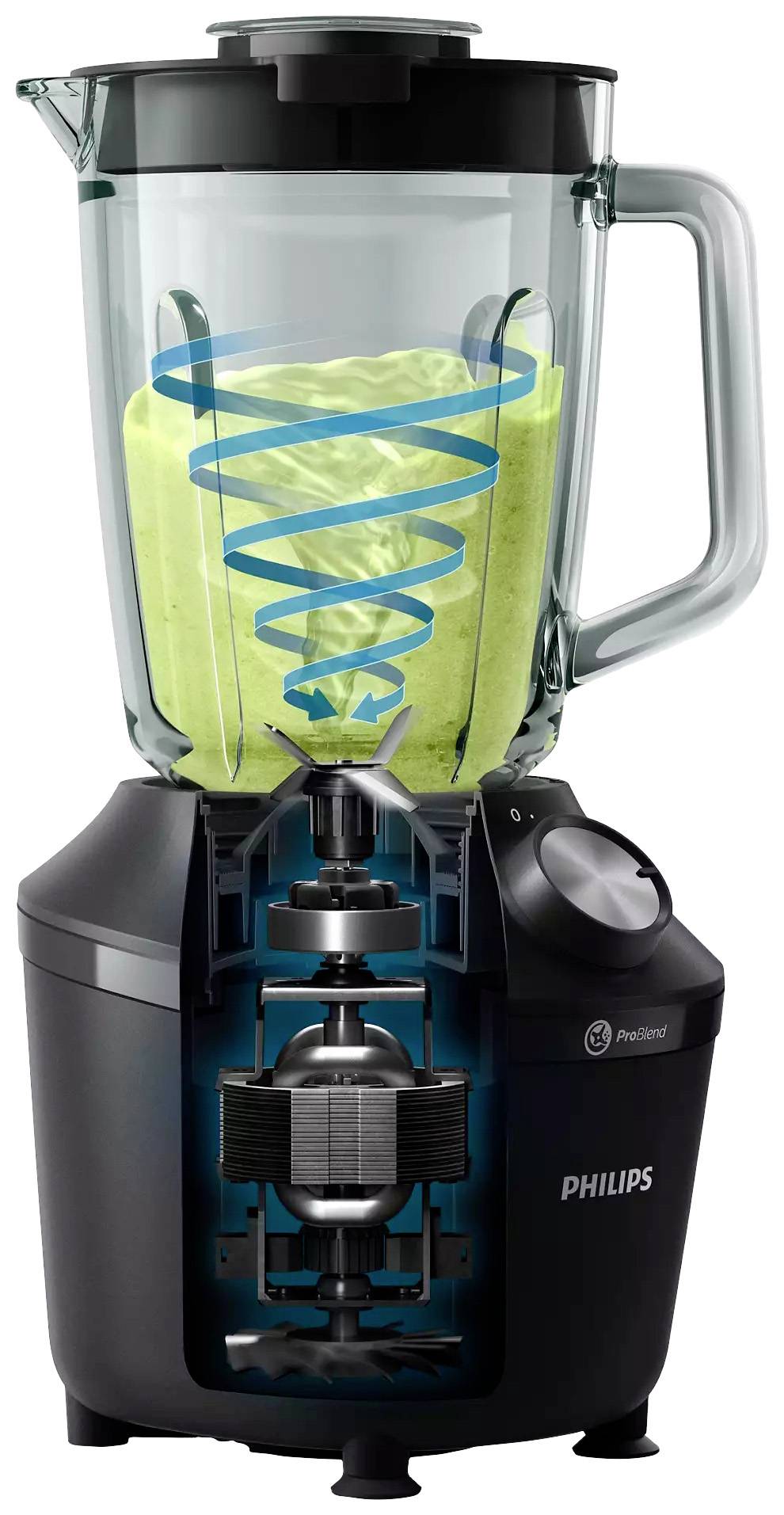 Philips 3000 series HR2291/01 Frullatore ProBlend Crush Tech. 600 W 2 L-1