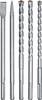 kwb 194000 Acciaio 40CR Kit scalpelli 5 parti 18 mm, 20 mm, 25 mm Lunghezza totale 400 mm SDS-Max 5 pz.