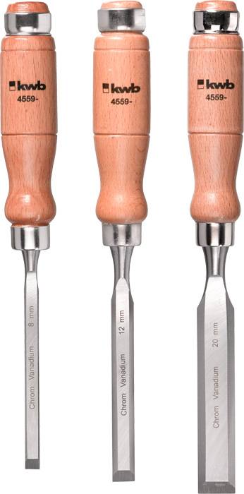 Kit di inserti a scalpello, 3 pz. kwb 455900