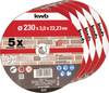 kwb 792995 Disco di taglio dritto 230 mm 5 pz. Pietra