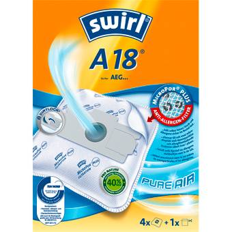 Swirl A18 Sacchetto aspirapolvere 4 pz.