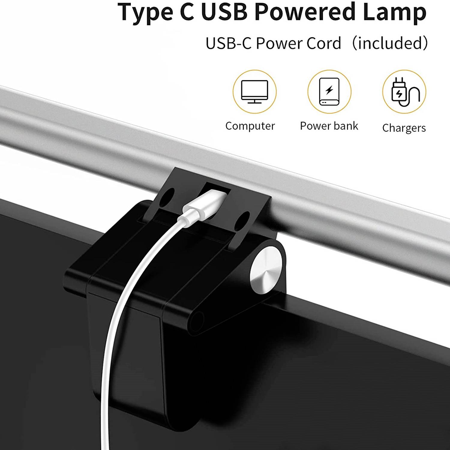 Lampada per monitor 4smarts 2in1 LightBar Pro con webcam FullHD, argento-8