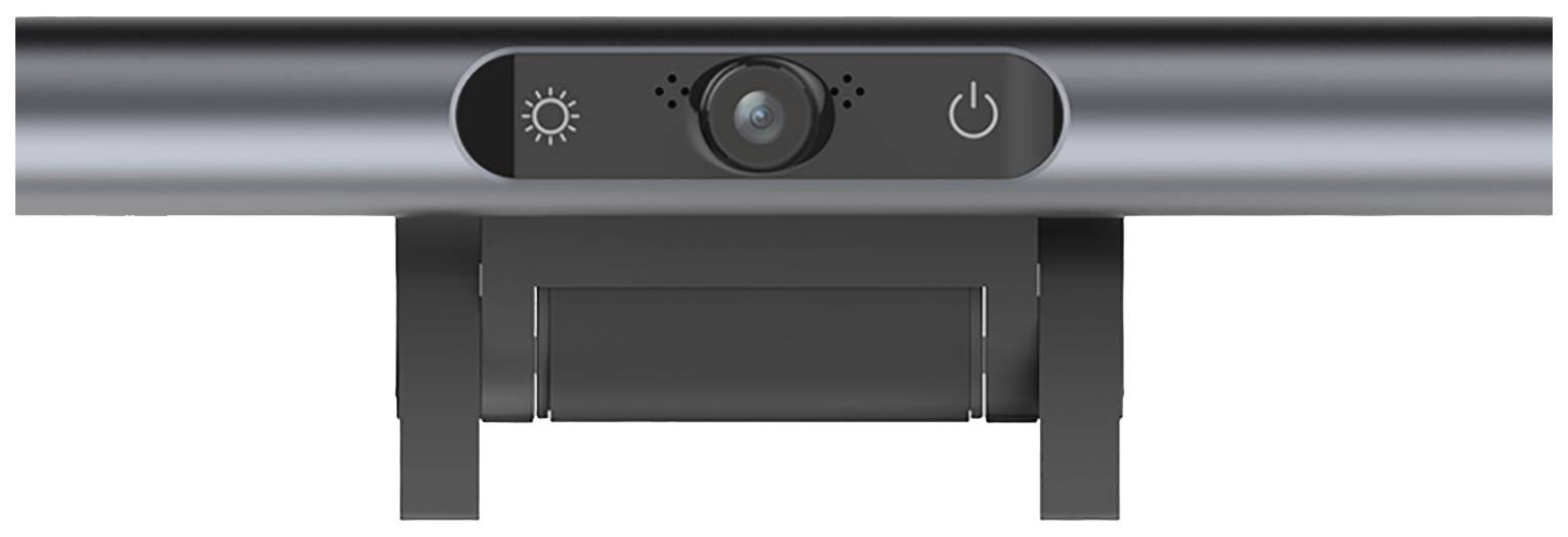 Lampada per monitor 4smarts 2in1 LightBar Pro con webcam FullHD, argento-1