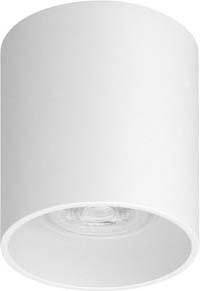 Lampada da soffitto cilindrica bianca, design moderno.