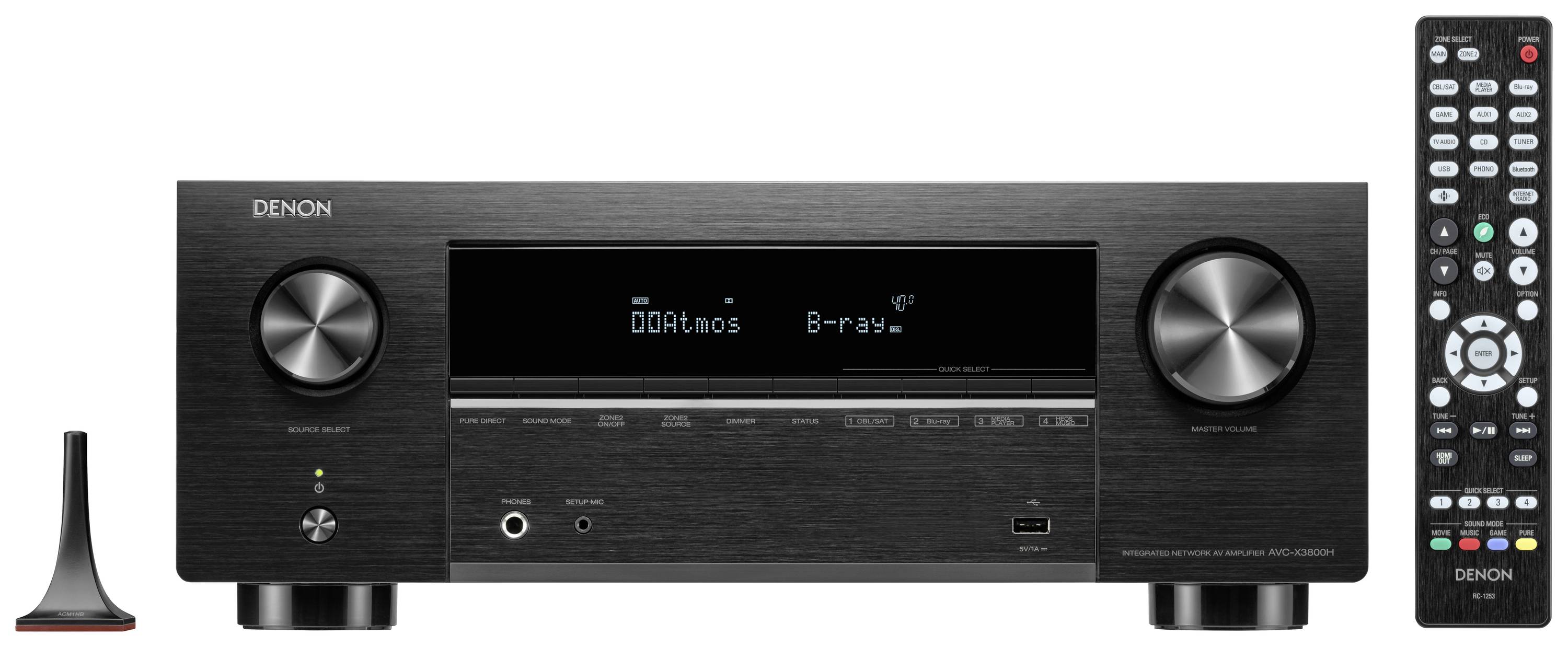 Denon AVCX3800HBKE2 9.4 Ricevitore AV 9x180 W Nero-0