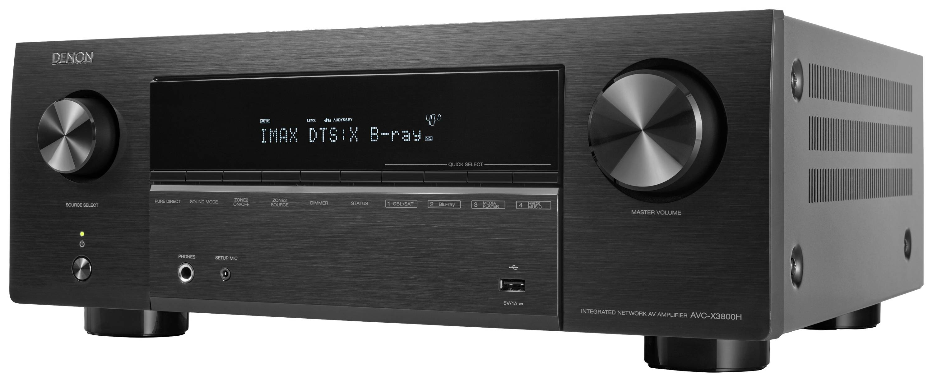 Denon AVCX3800HBKE2 9.4 Ricevitore AV 9x180 W Nero-2