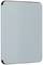 Custodia per tablet blu chiaro, chiusa, con un design semplice e liscio.