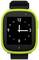 Orologio da polso digitale con display nero e lancette bianche. L'ora è 10:09. La cassa ha un bordo verde brillante.
