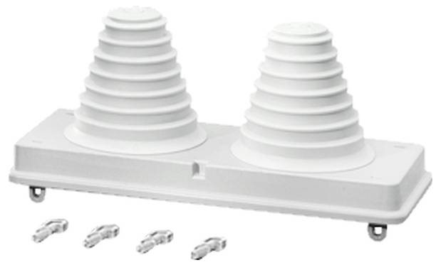 Hensel Mi FP 72 20001026 Flangia (L x L x A) 100 x 300 x 100 mm Plastica 1 pz.