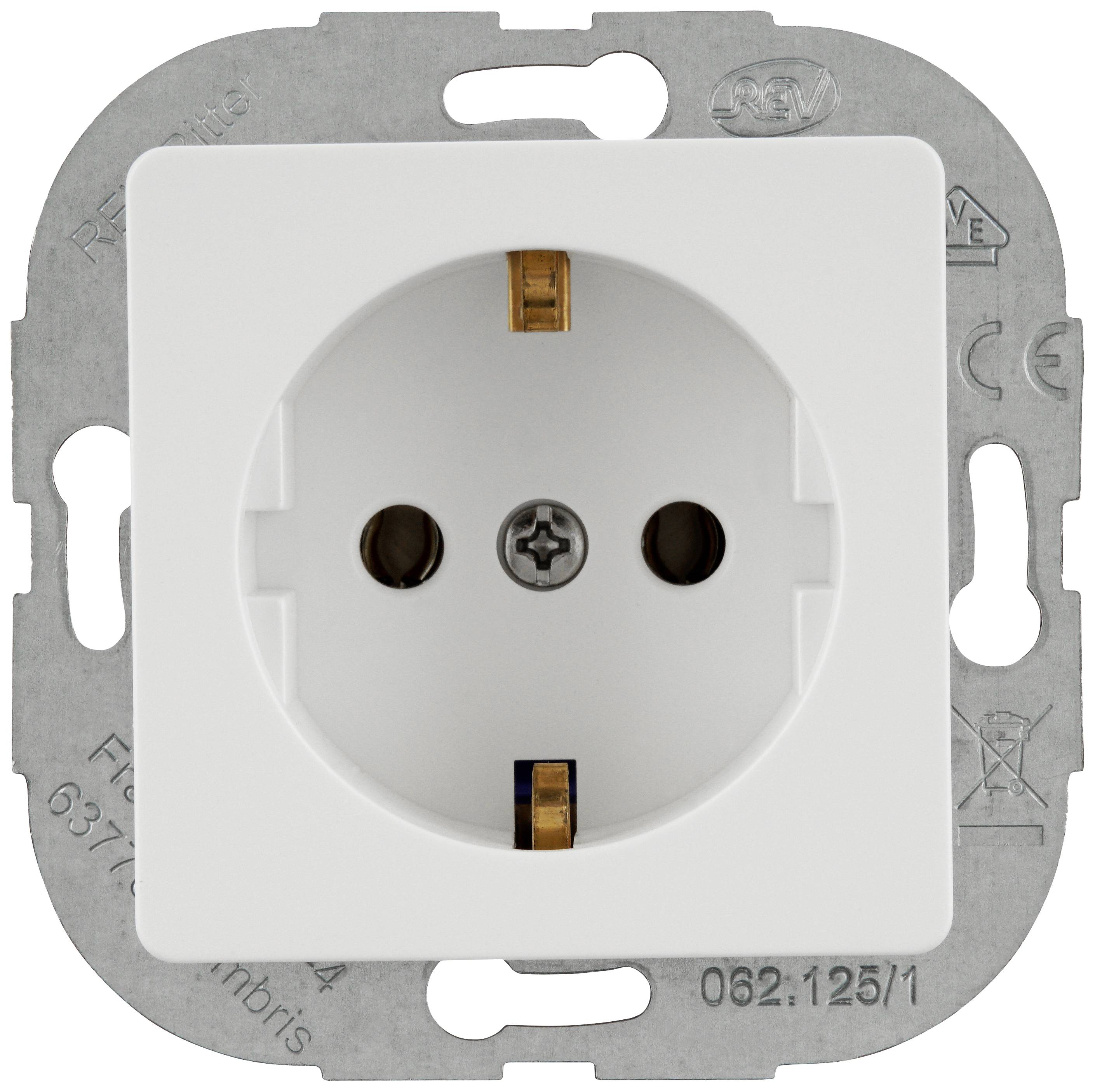 REV Frutto Presa schuko PrimaLuxe Bianco 0510042992 1 pz.