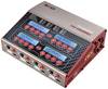 Reely V-Charge 240 Quadro Caricabatterie multifunzione per modellismo 12 V, 230 V 12 A LiPo, LiIon, LiFePO, LiHV, NiCd, NiMH, Piombo 4 uscite di carica