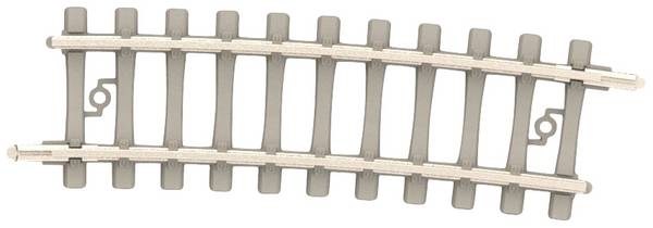 T14514 N Minitrix Traversa ferroviaria in cemento, curvo  7.5 °  10 pz.
