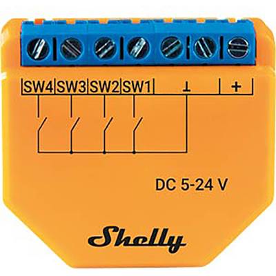Acquista Shelly Plus i4 DC Modulo scenario Wi-Fi, Bluetooth da Conrad