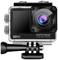 Una action camera, GoXtreme Vision Duo, con risoluzione 4K. È montata in un involucro impermeabile, ideale per riprese all'aperto.