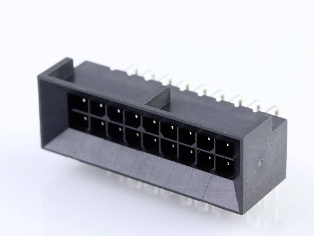 Connettore maschio da incasso (standard) Molex Totale poli 18 444281802 1 pz. Tray