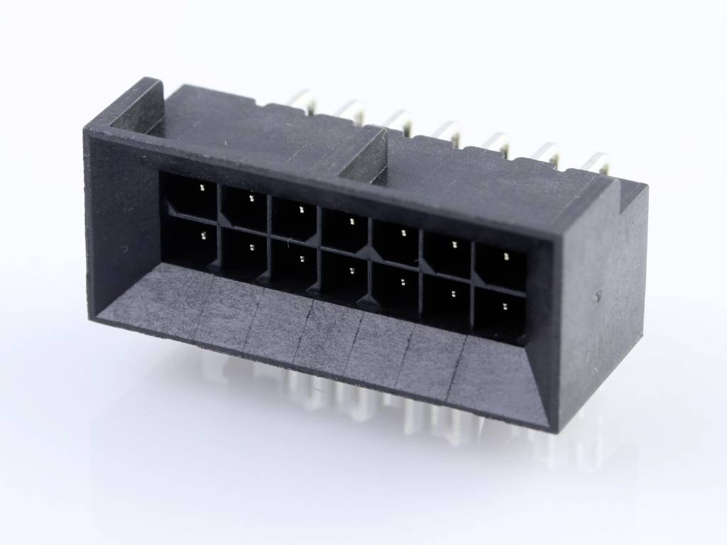 Connettore maschio da incasso (standard) Molex Totale poli 14 444281401 1 pz. Tray