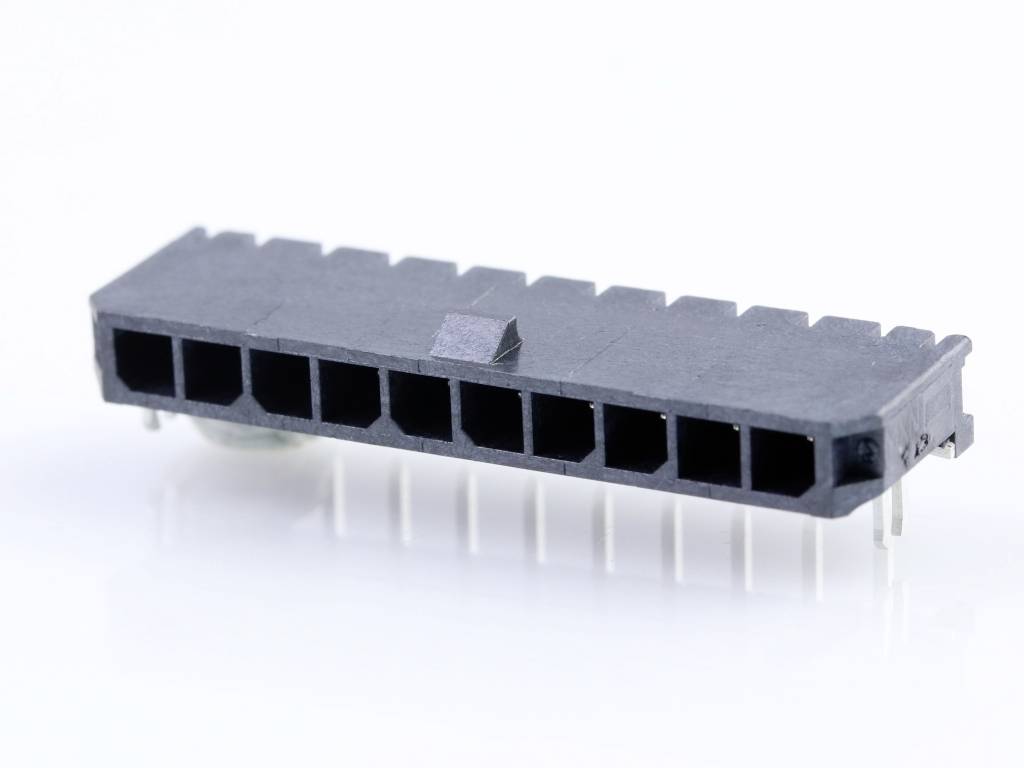 Connettore maschio da incasso (standard) Molex Totale poli 10 Passo: 3.00 mm 436501003 1 pz. Tray