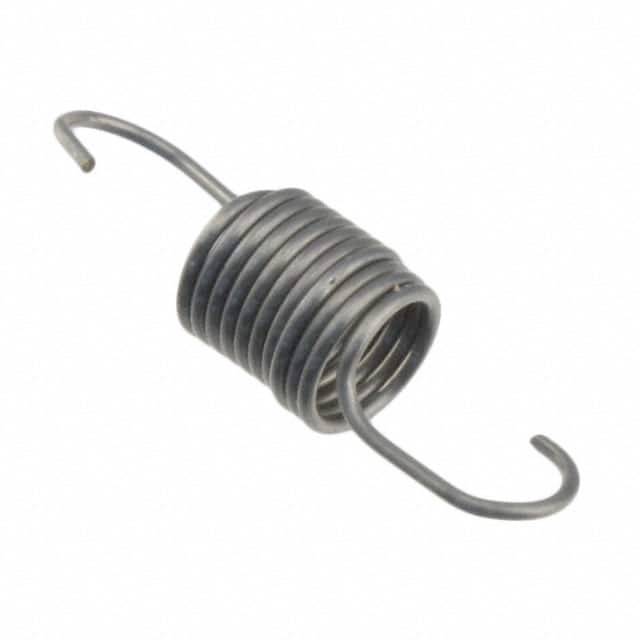 Una molla metallica con due estremità piegate utilizzata per il fissaggio.