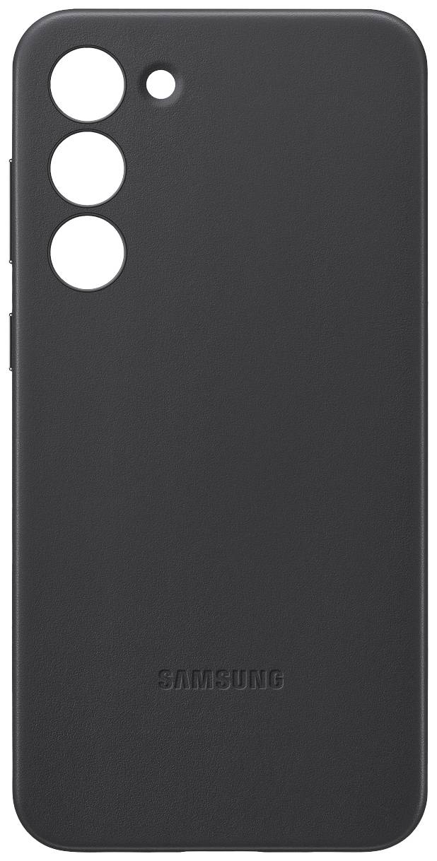 Samsung Galaxy S23+ Leather Case (Galaxy S23+ Black Leather - Cover - Warranty: 24M)-0