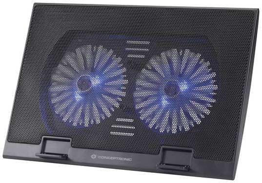 Conceptronic THANA02B Supporto per notebook con funzione di raffreddamento Regolabile in altezza