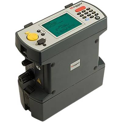 Un dispositivo digitale per misurazioni elettriche con display e tasti. Sembra essere utilizzato per il test e l'analisi di sistemi elettrici.