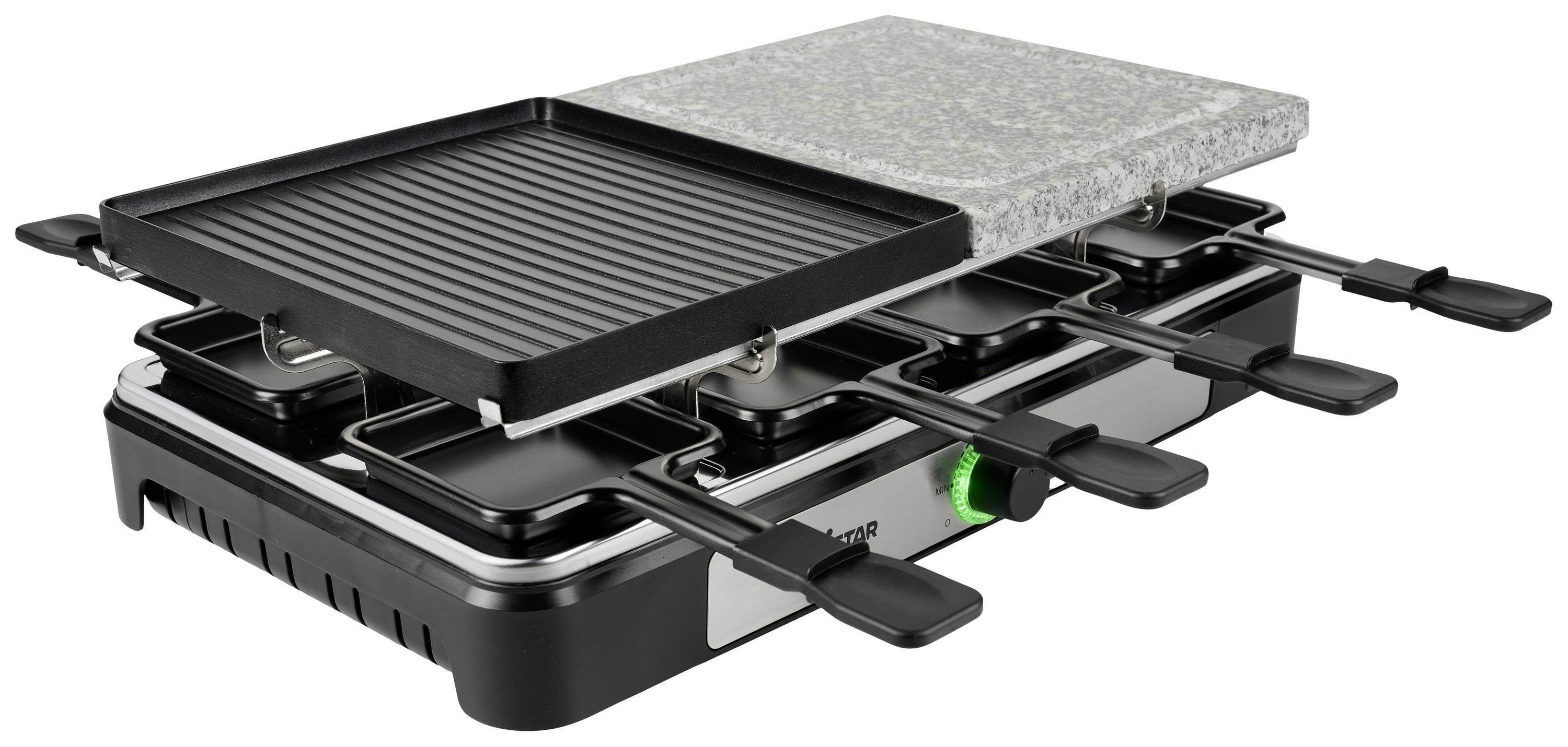 Tristar RA-2747 griglia per raclette 8 persona(e) 1400 W Nero-0