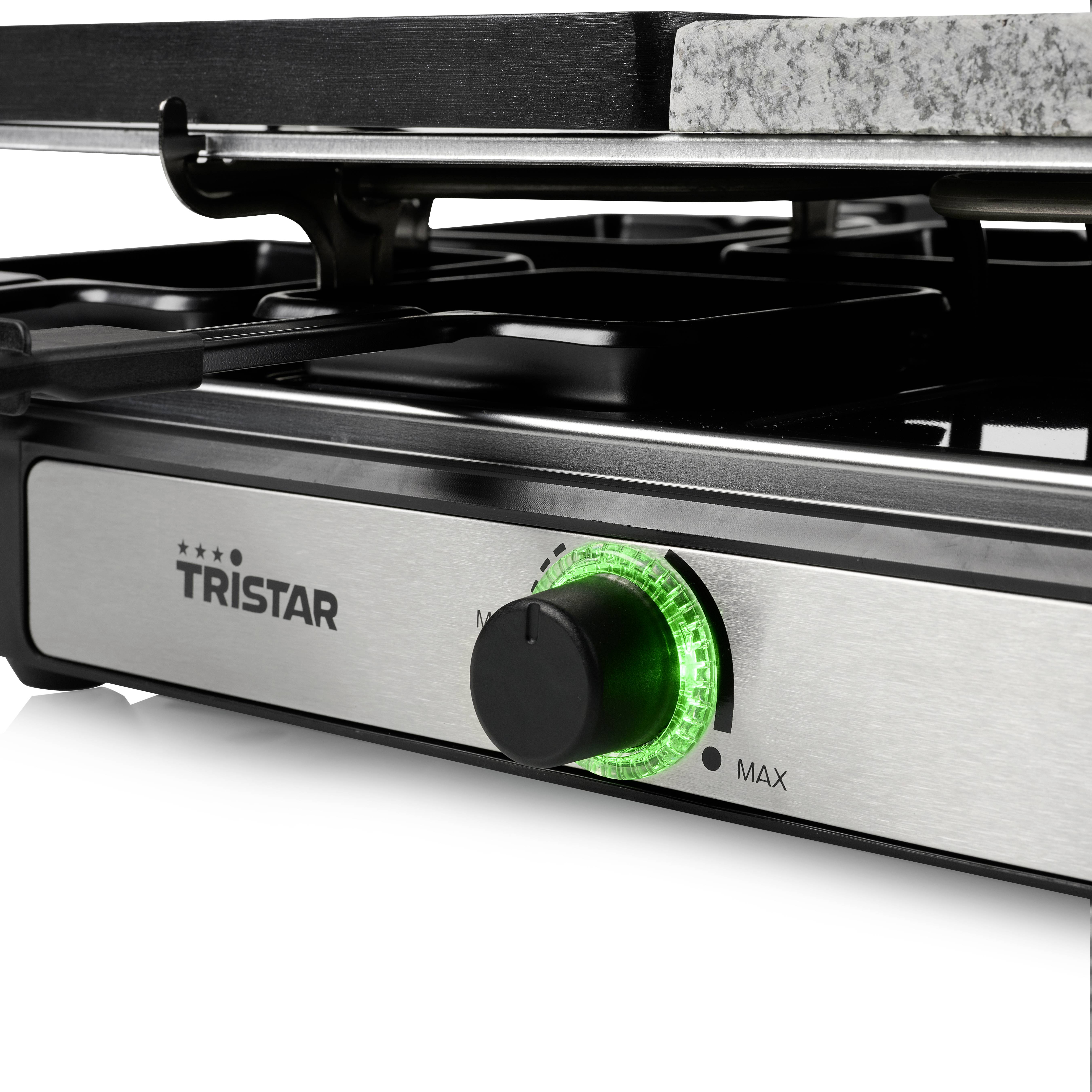 Tristar RA-2747 griglia per raclette 8 persona(e) 1400 W Nero-1