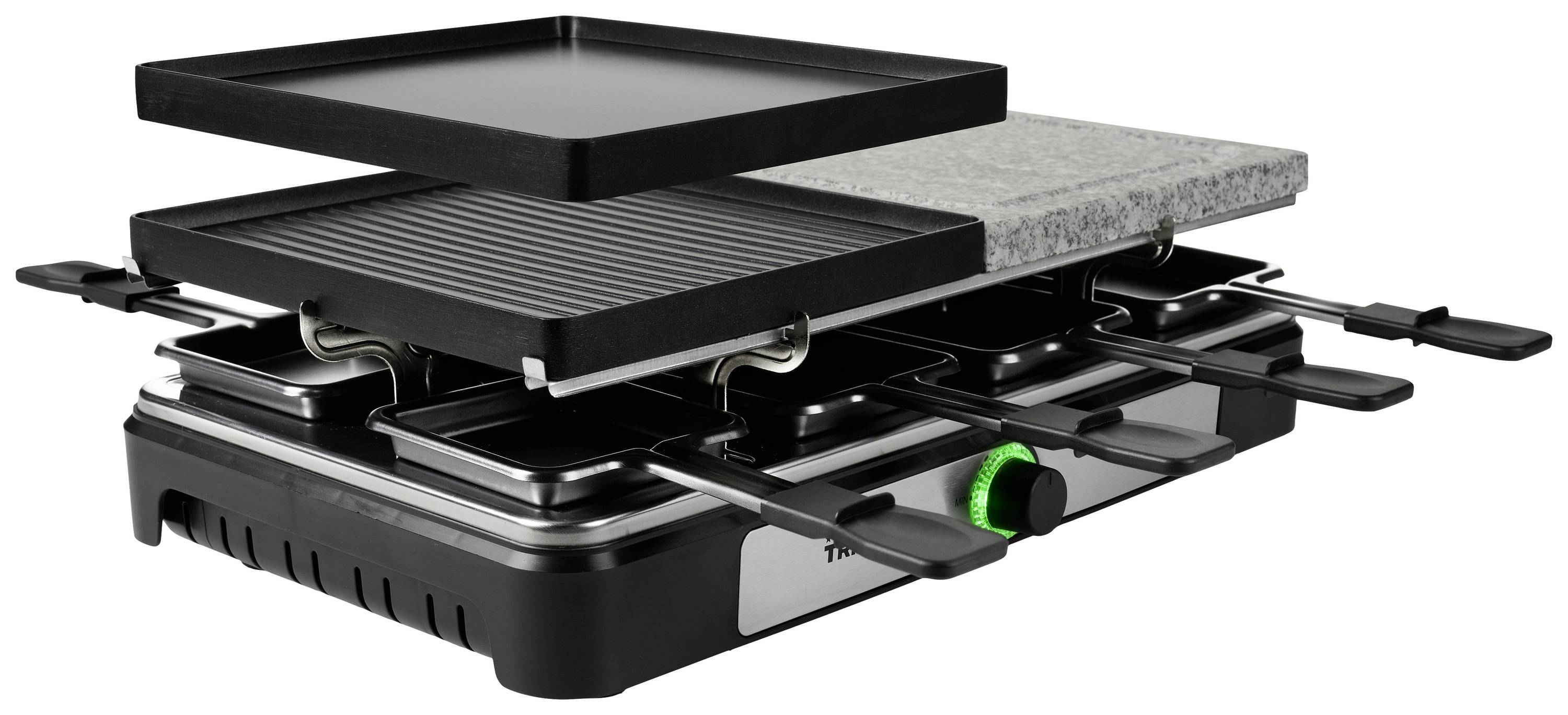 Tristar RA-2747 griglia per raclette 8 persona(e) 1400 W Nero-3