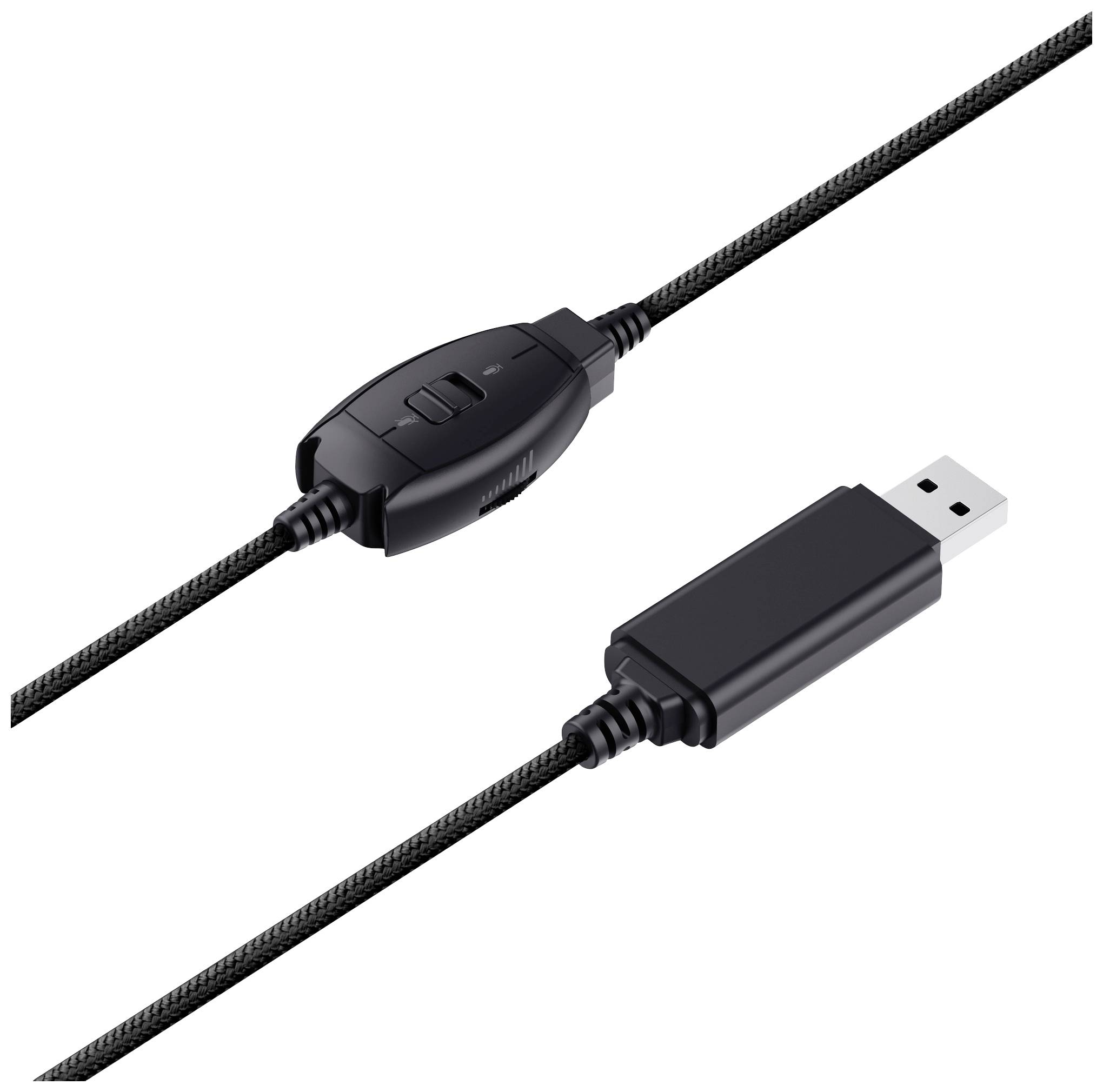 Trust HS-200 Auricolare Cablato A Padiglione Ufficio USB tipo A Nero 24186-5
