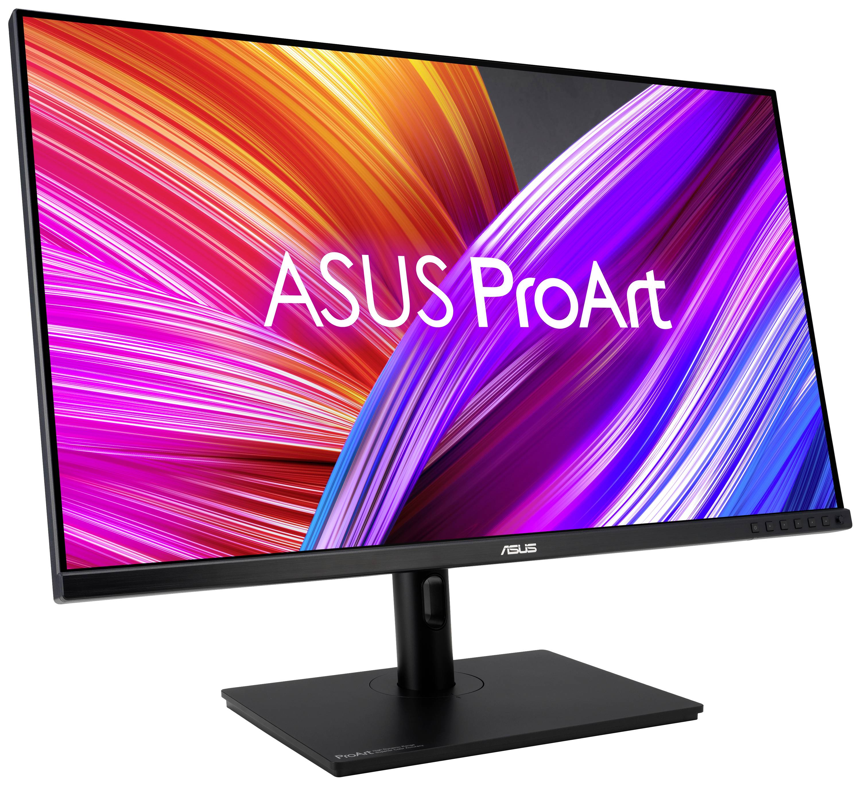 Un monitor ASUS ProArt con un display vivace e colorato. Ideale per lavori creativi che richiedono un'elevata precisione cromatica.