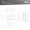 'DN-651135 Switch PoE industriale a 4 porte 10/100/1000 BASE-TX + 1000 Base-FX' con disegni tecnici e dimensioni del dispositivo.