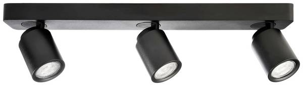 Deko Light Librae Linear III Lampada da incasso a soffitto   GU10 50 W   Nero intenso (RAL 9005)