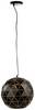 Deko Light Asterope rund 400 342133 Lampada a sospensione LED (monocolore), Lampadina Alogena E27 40 W Nero