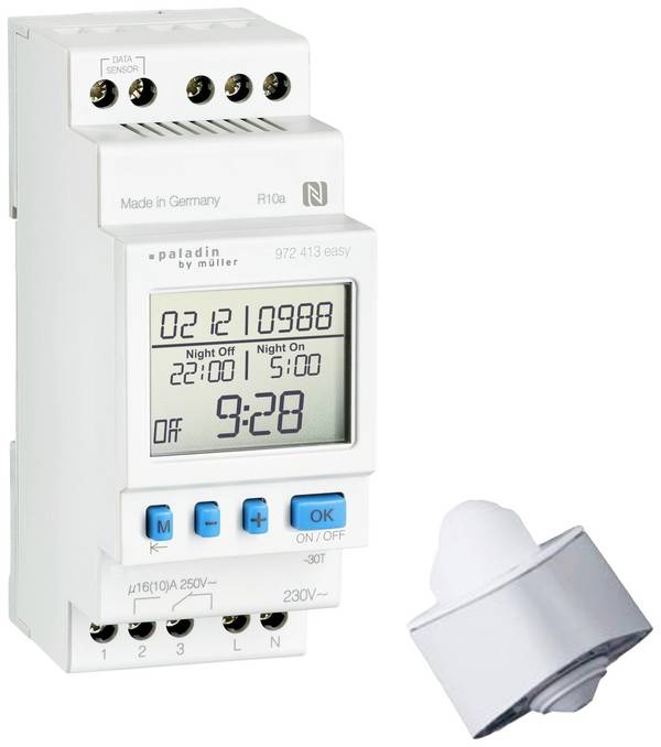 Paladin 23049 Interruttore crepuscolare Bianco 230 V