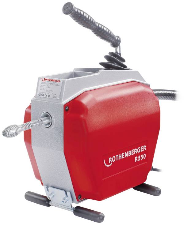 Rothenberger 72686 R550 230V rosso per l'Europa con FS Spirale per la pulizia dei tubi