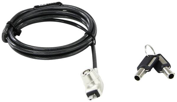 Dicota Lucchetto per laptop  Lucchetto a chiave  1500 mm BASE XX