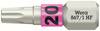 Wera 05066142001 867/1 Inserto Torx Impronta (cacciavite): 1/4" (6.3 mm) Forza: TORX TX 20 25 mm