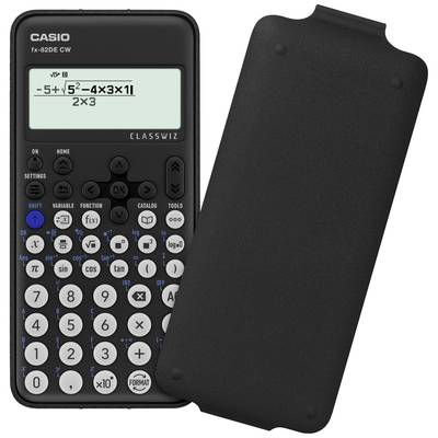 Acquista Casio FX-82DE CW Calcolatrice tecnica scientifica Nero Display  (cifre): 10 a batteria (L x A x P) 77 x 13.8 x 162 mm da Conrad