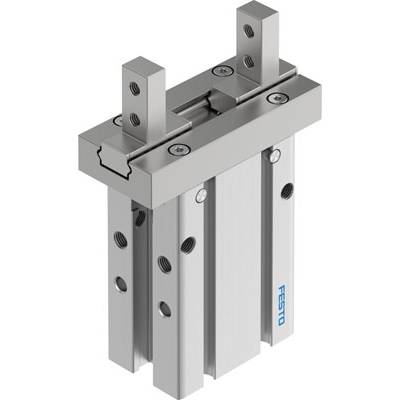 Pinza pneumatica a due ganasce parallele.