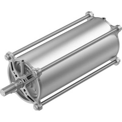 Cilindro metallico cilindrico con quattro supporti allungati che connettono le estremità, utilizzato prevalentemente in applicazioni di ingegneria meccanica.