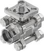 FESTO VZBE-1/2-WA-63-T-2-F0304-V15V15 8089040 Valvola a sfera 1 pz.