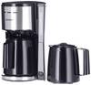 Severin KA 9308 Macchina per il caffè Acciaio inox (spazzolato), Nero Capacità tazze=8 Isolato